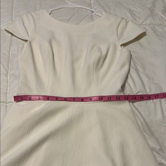 Dress the Population Livia Ivory Fit and Flare Dress Womens Small Wedding Bride - Picture 16 of 16